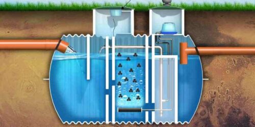 przekrój zbiornika eko-bioch