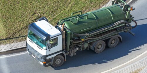 opróżniania zbiornika oczyszczalni