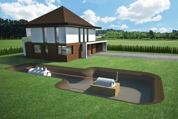 wizualizacja oczyszczalni przydomowej 3