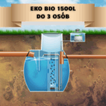 Przydomowa oczyszczalnia biologiczna EKO-BIO 1500 l