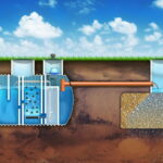 Przydomowa oczyszczalnia biologiczna EKO-BIO 1500 l do 3 osób ze studnią chłonną