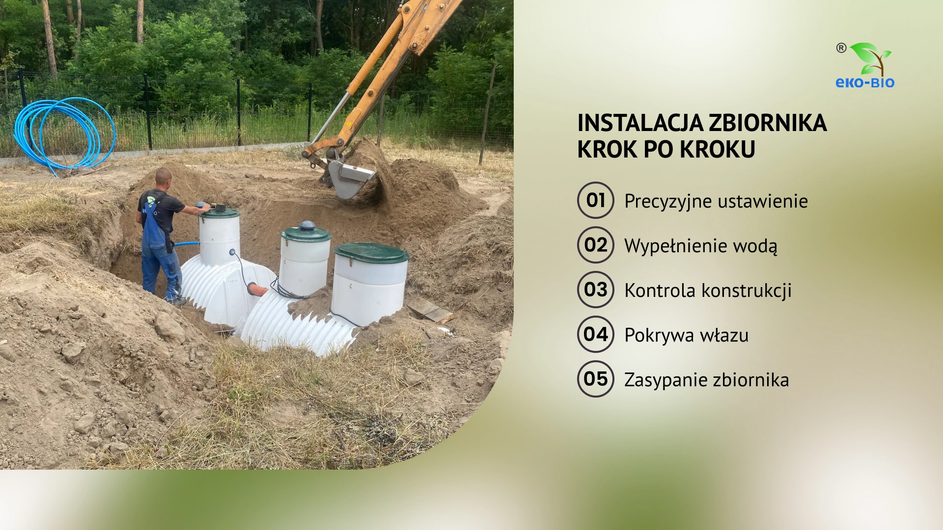 Instalacja zbiornika krok po kroku